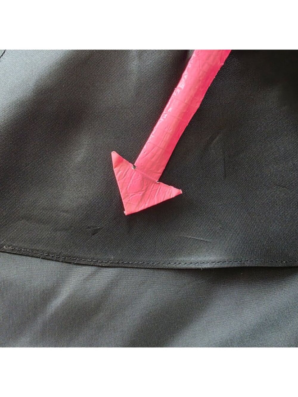 Vintage Cache Womens 4 Skirt Trumpet Skirt Black Satin Long Maxi High Waisted - Picture 12 of 13